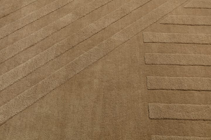 Tapis en laine Levels stripes beige - 200x300 cm - NJRD