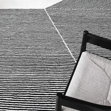 Tapis en laine Rectangles blanc nature - 200x300 cm - NJRD