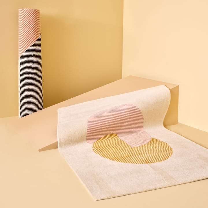 Tapis en laine Stripes Rose, 170x240 cm NJRD
