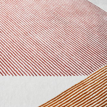 Tapis en laine Stripes Rose - 200x300 cm - NJRD