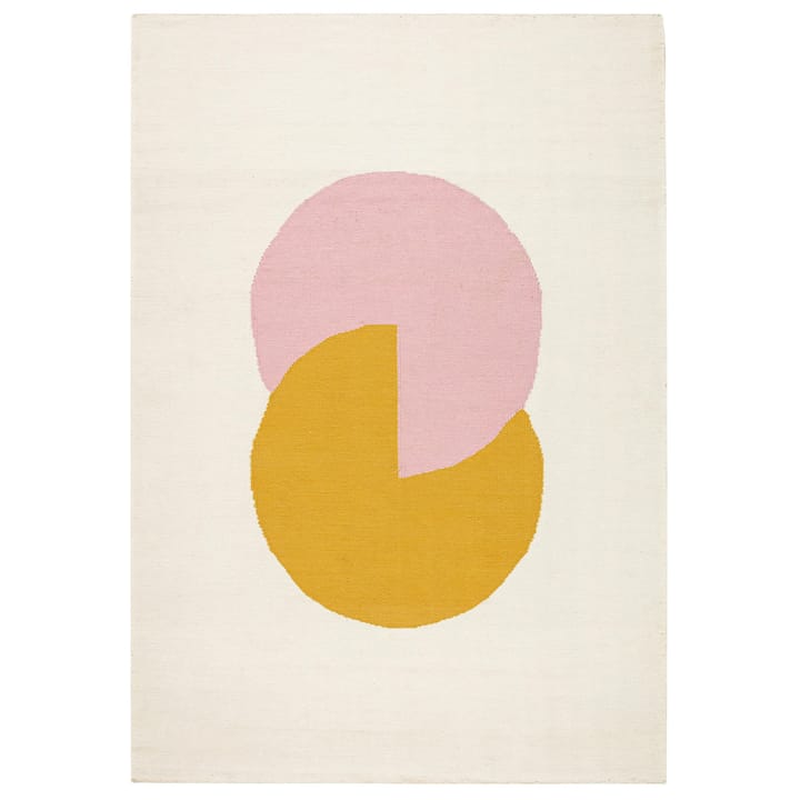 Tapis Kelim Circles blocks rose - 200x300 cm - NJRD