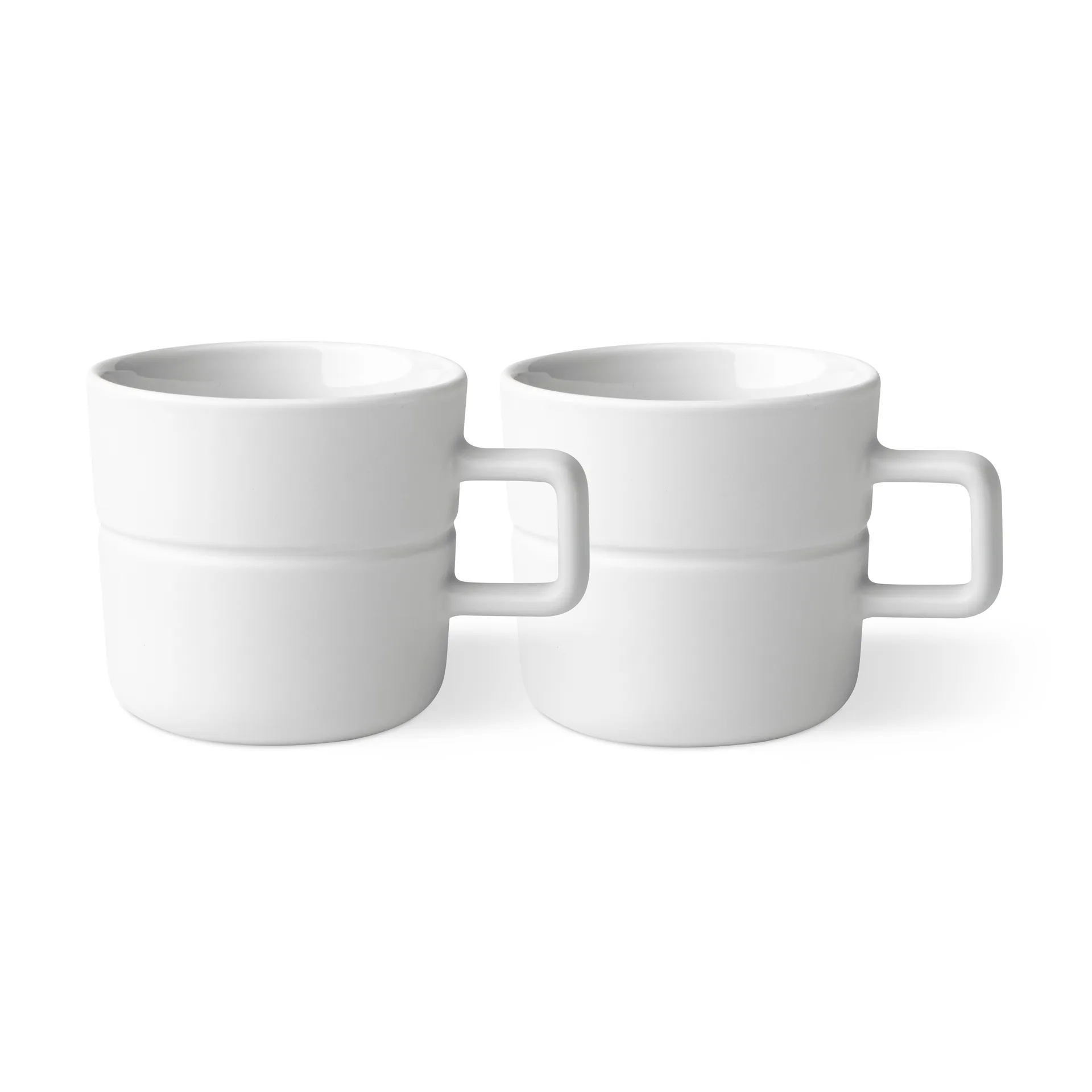 Tasse Lines 30 cl Lot de 2, Blanc NJRD