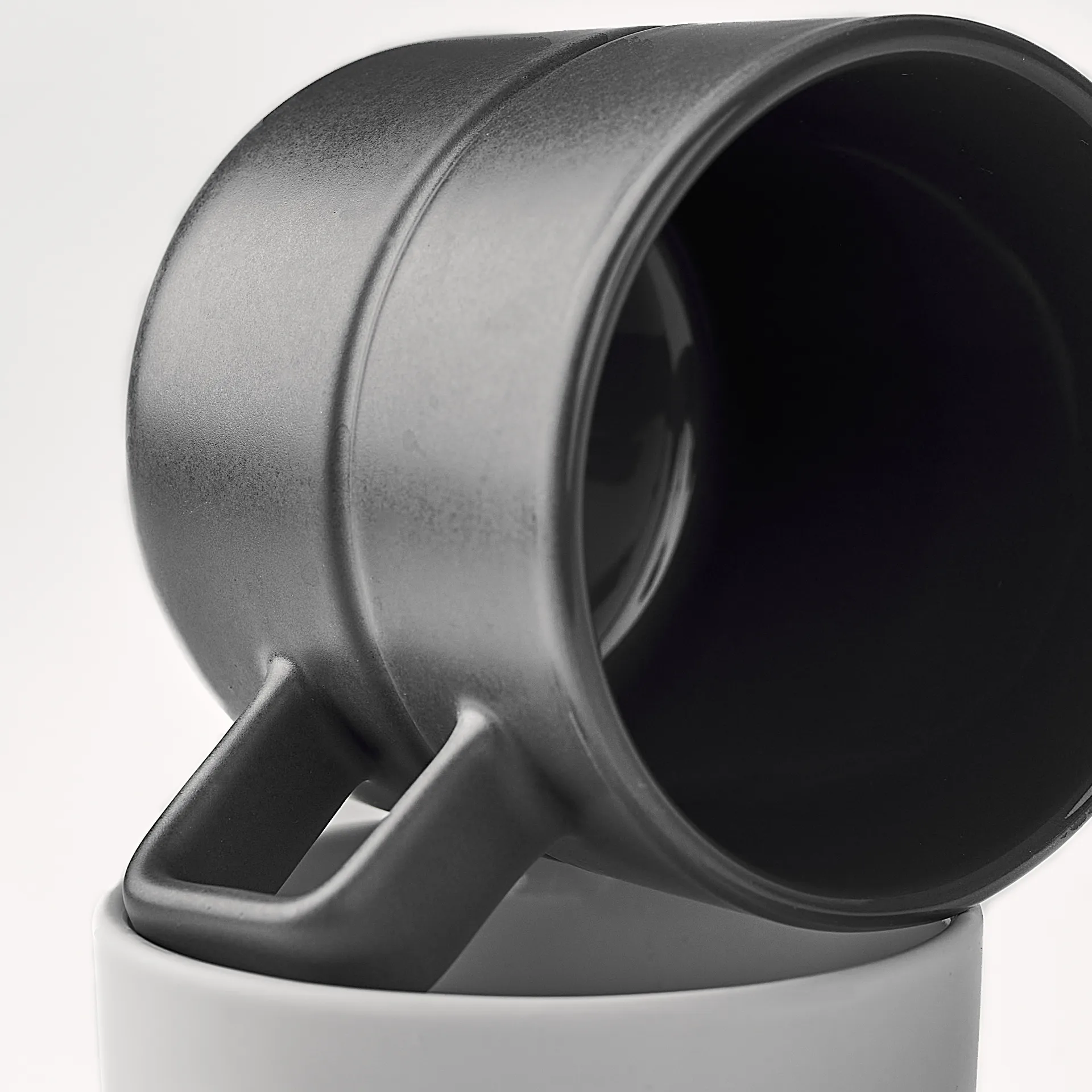 Tasse Lines 30 cl Lot de 2, Gris foncé NJRD