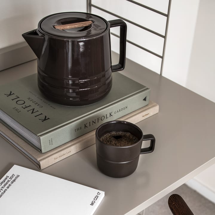 Tasse Lines 30 cl, Marron NJRD