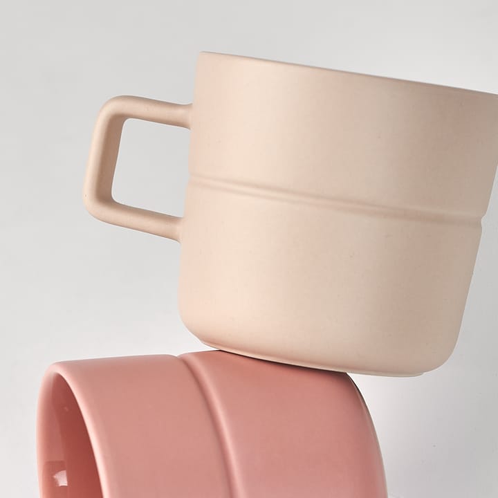 Tasse Lines 50 cl Lot de 2 - Beige - NJRD