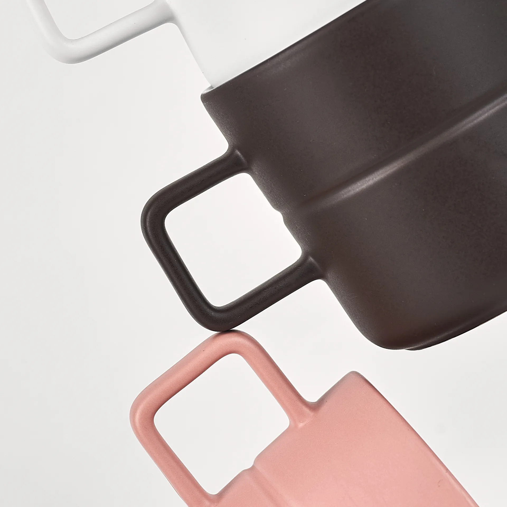 Tasse Lines 50 cl Lot de 2, Marron NJRD