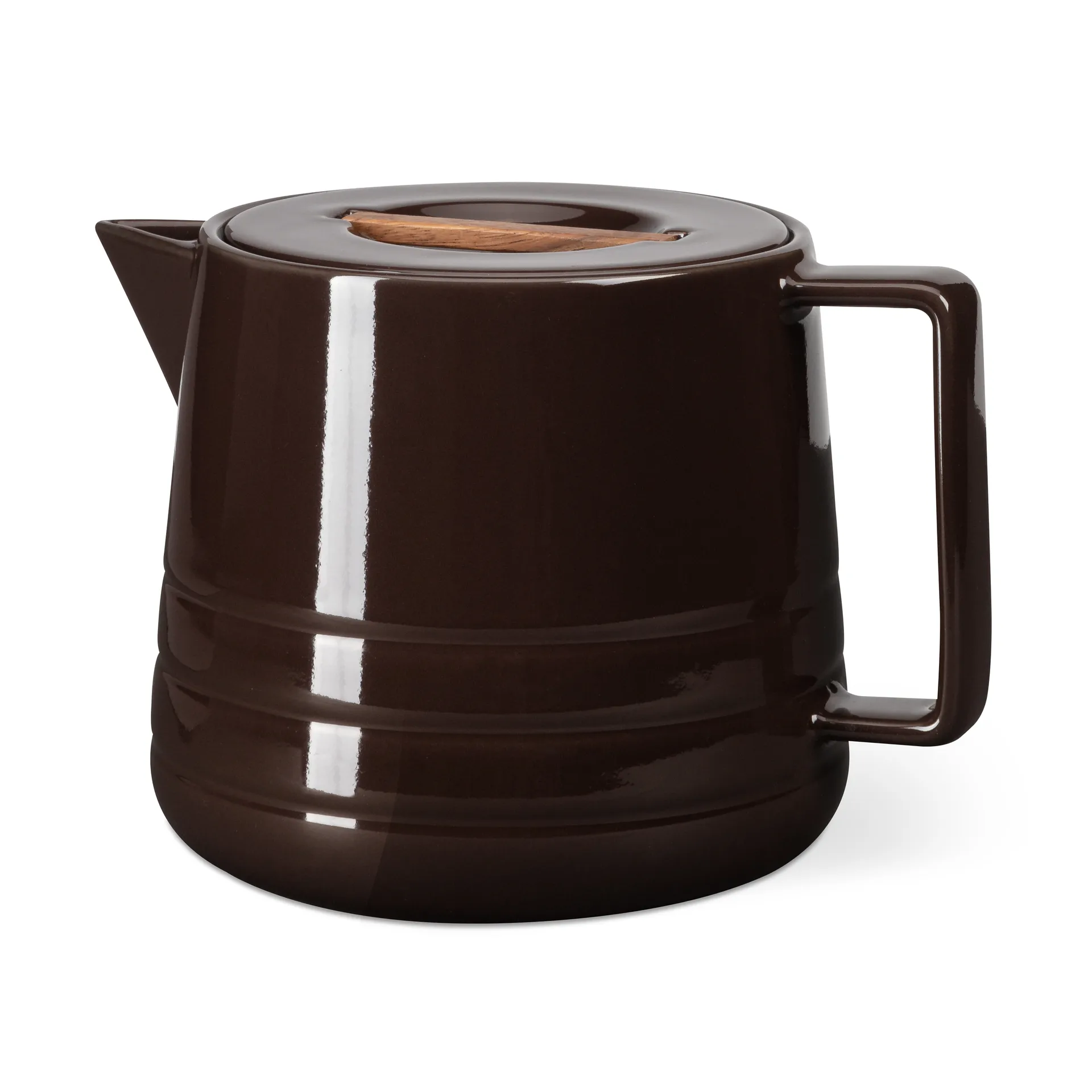 Théière Lines 1,5 litre, Marron NJRD