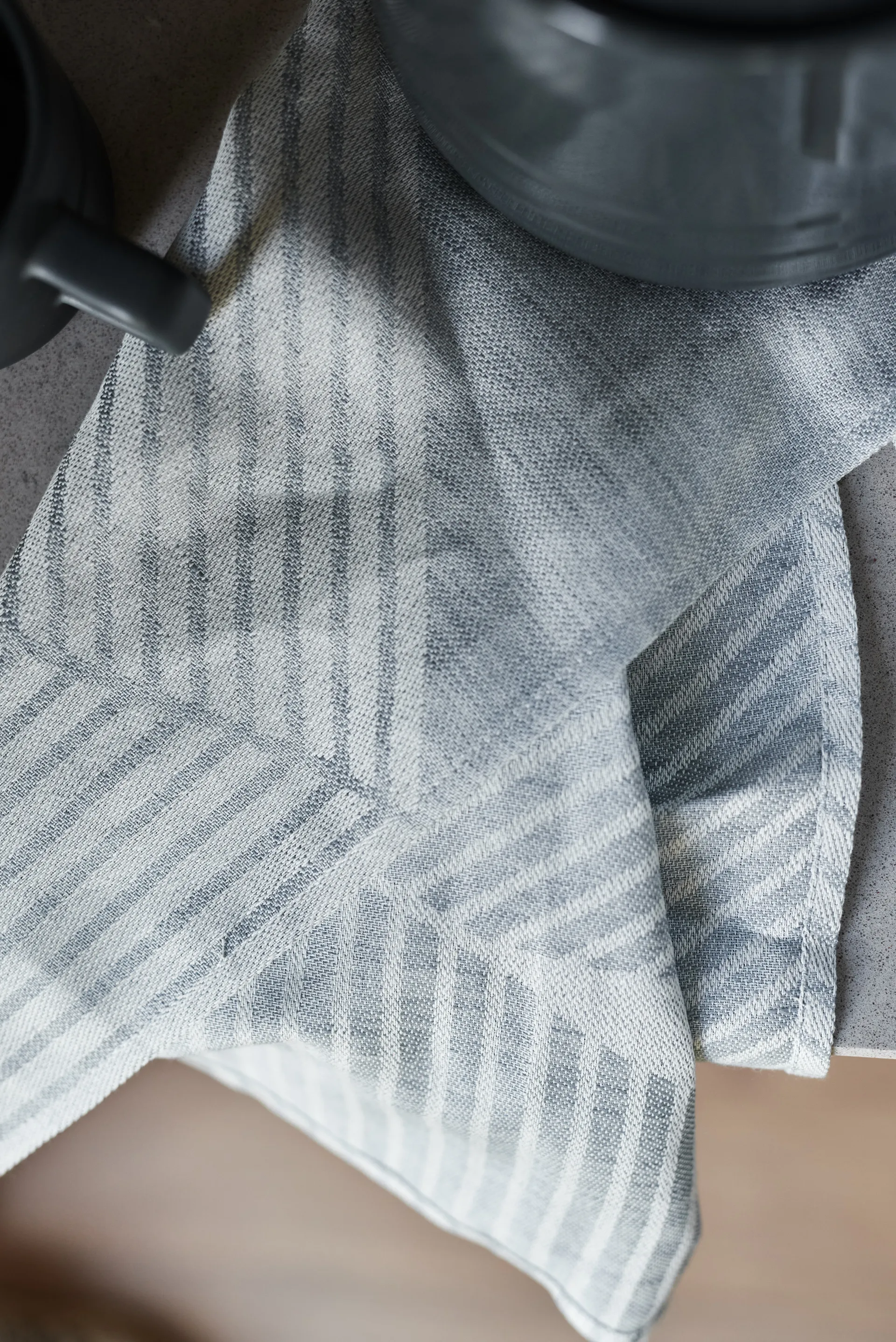 Torchon Stripes 47x70 cm Lot de 2, Bleu-blanc NJRD