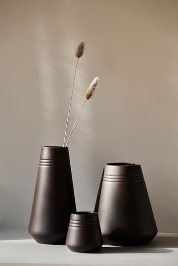 Vase Lines 18 cm - Marron - NJRD