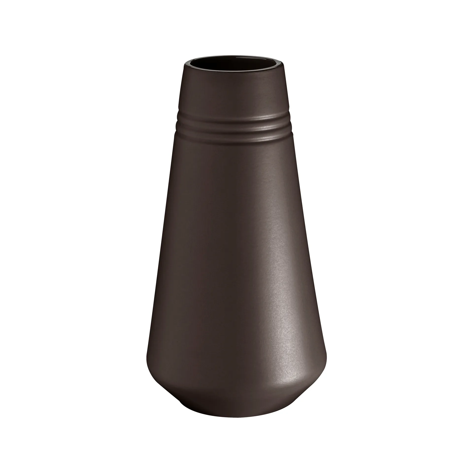 Vase Lines 22 cm, Marron NJRD