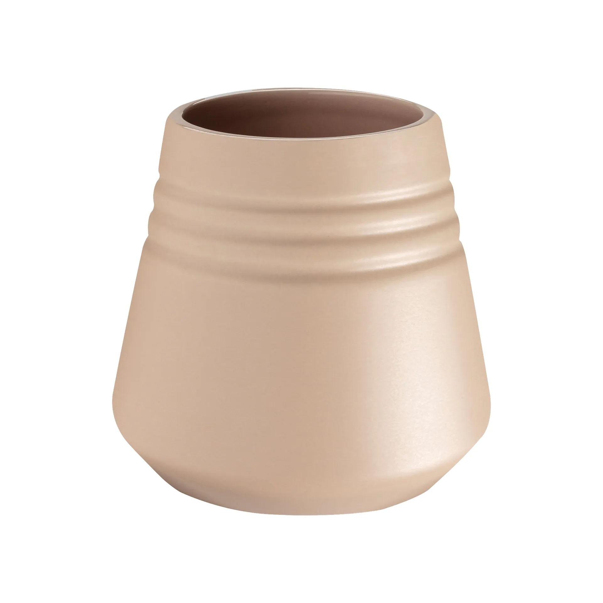 Vase Lines 8 cm, Beige NJRD