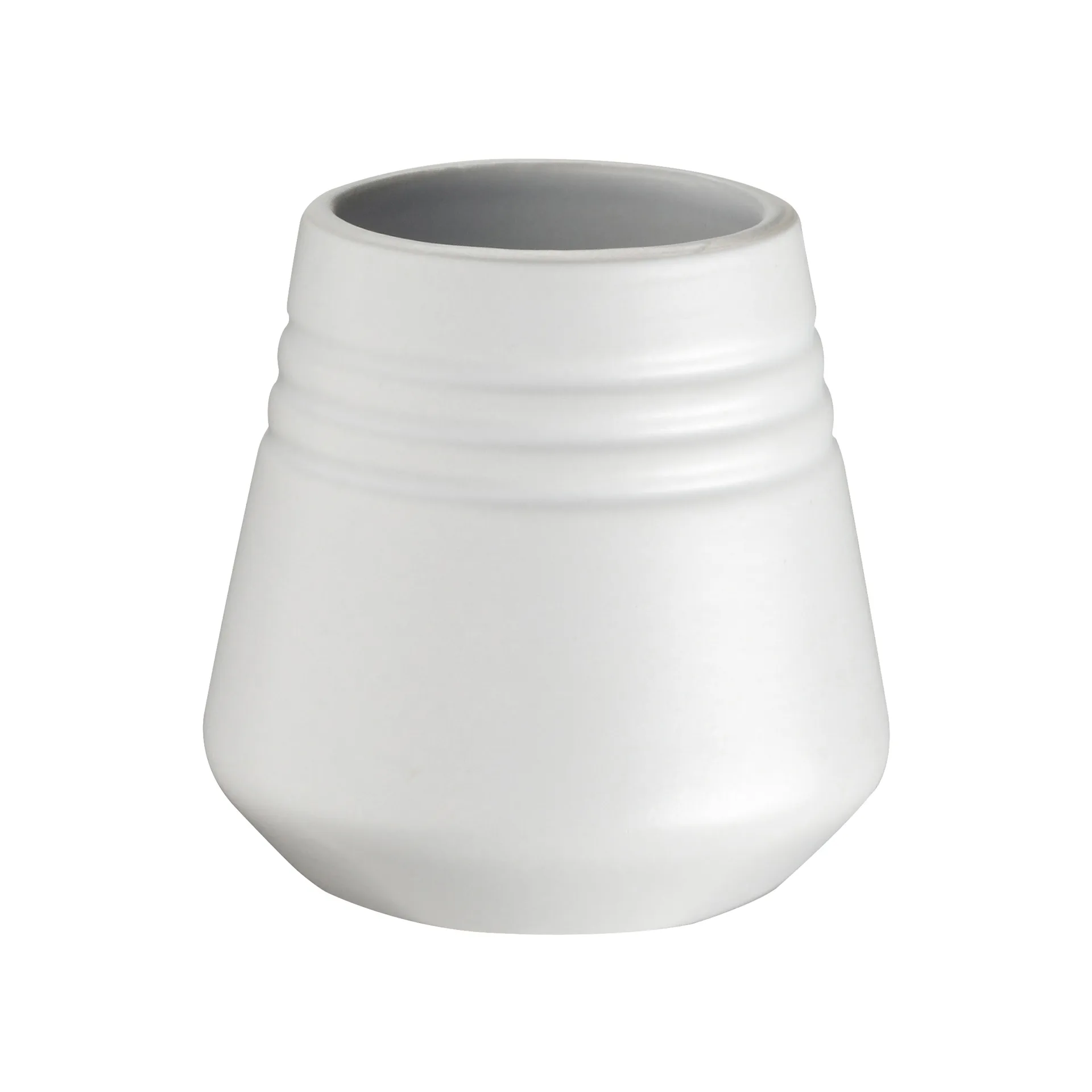 Vase Lines 8 cm, Blanc NJRD