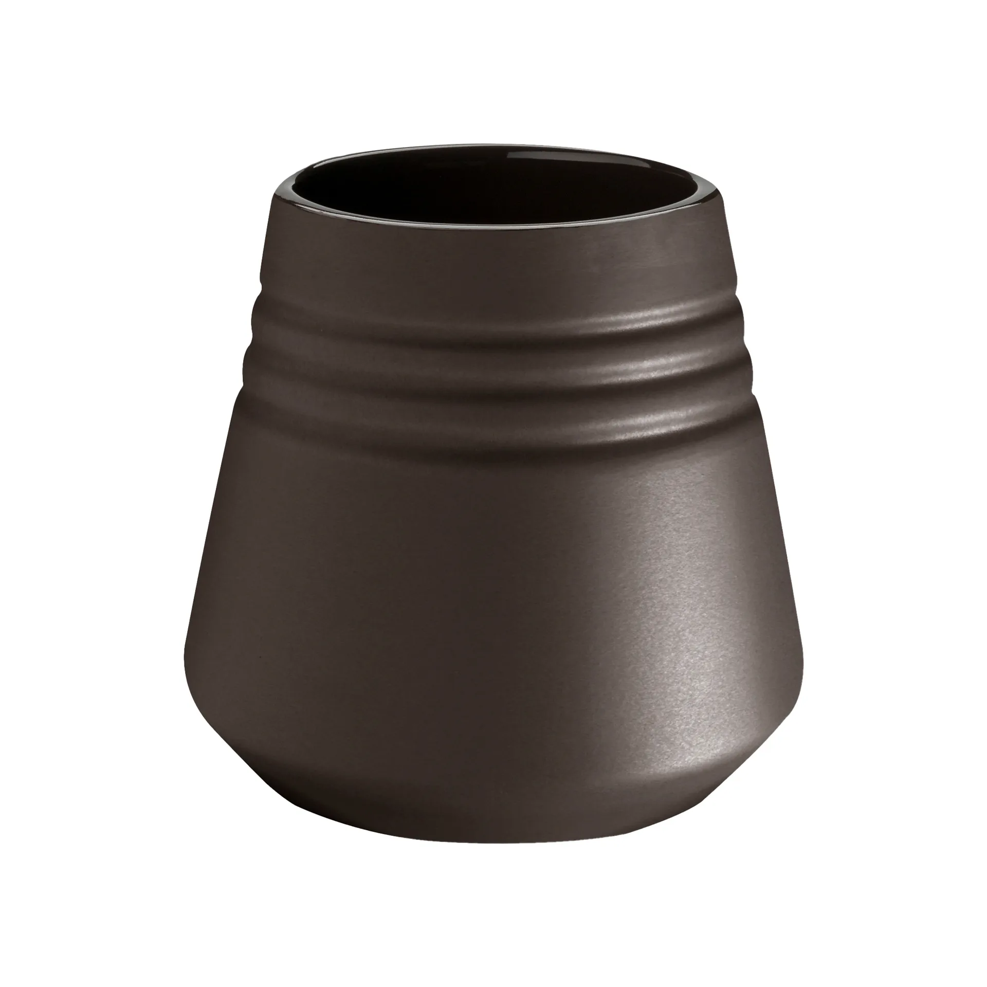 Vase Lines 8 cm, Marron NJRD
