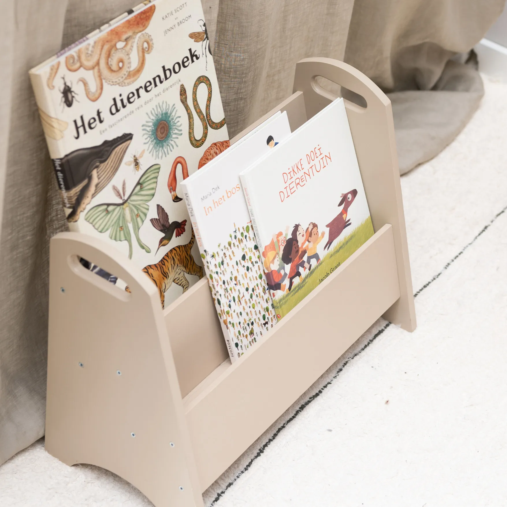 Bibliothèque pour enfants Book holder, Beige Nofred
