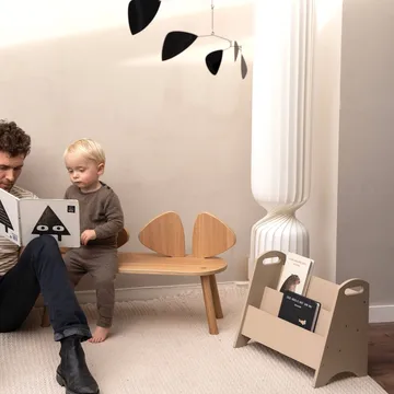 Bibliothèque pour enfants Book holder - Beige - Nofred