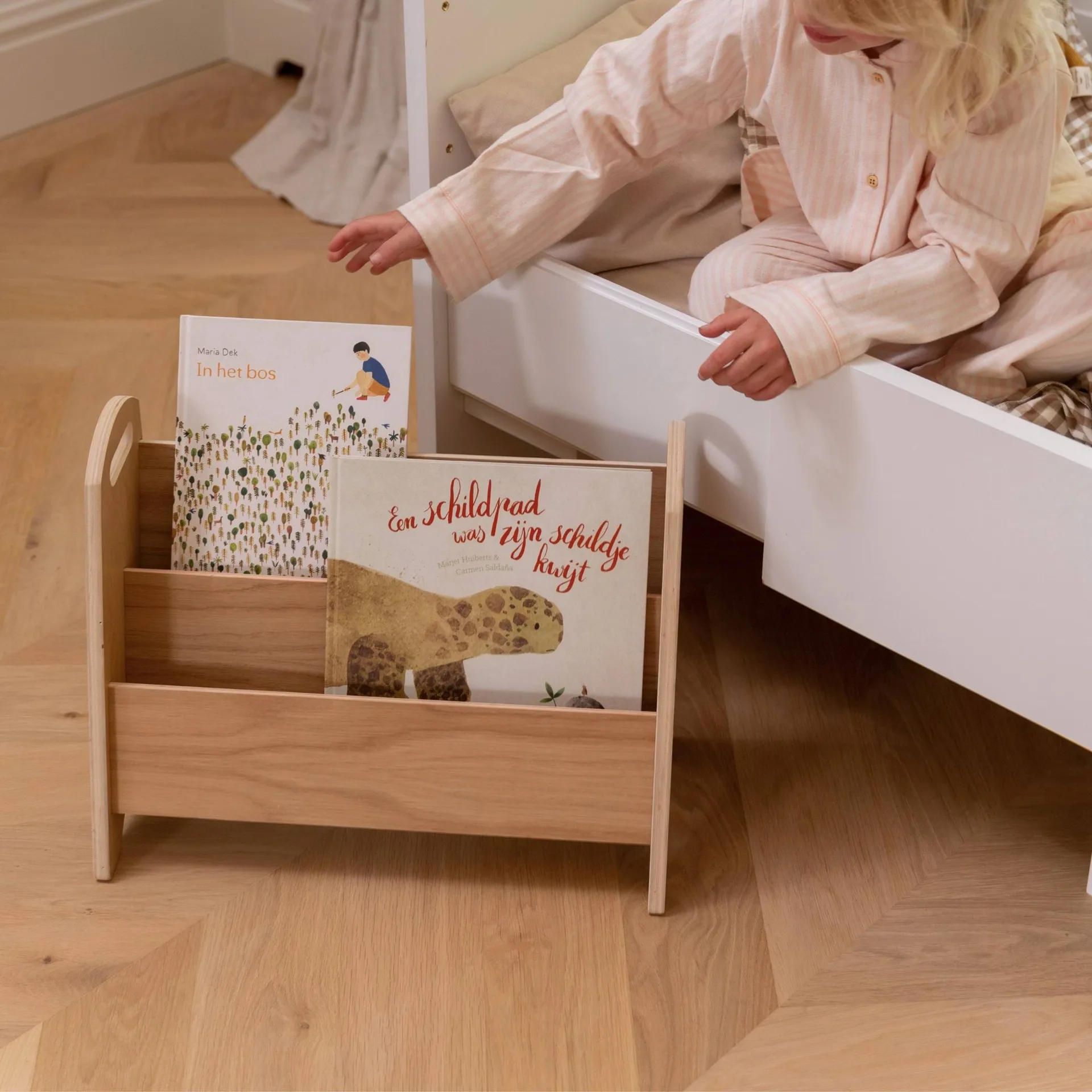 Bibliothèque pour enfants Book holder, Chêne Nofred