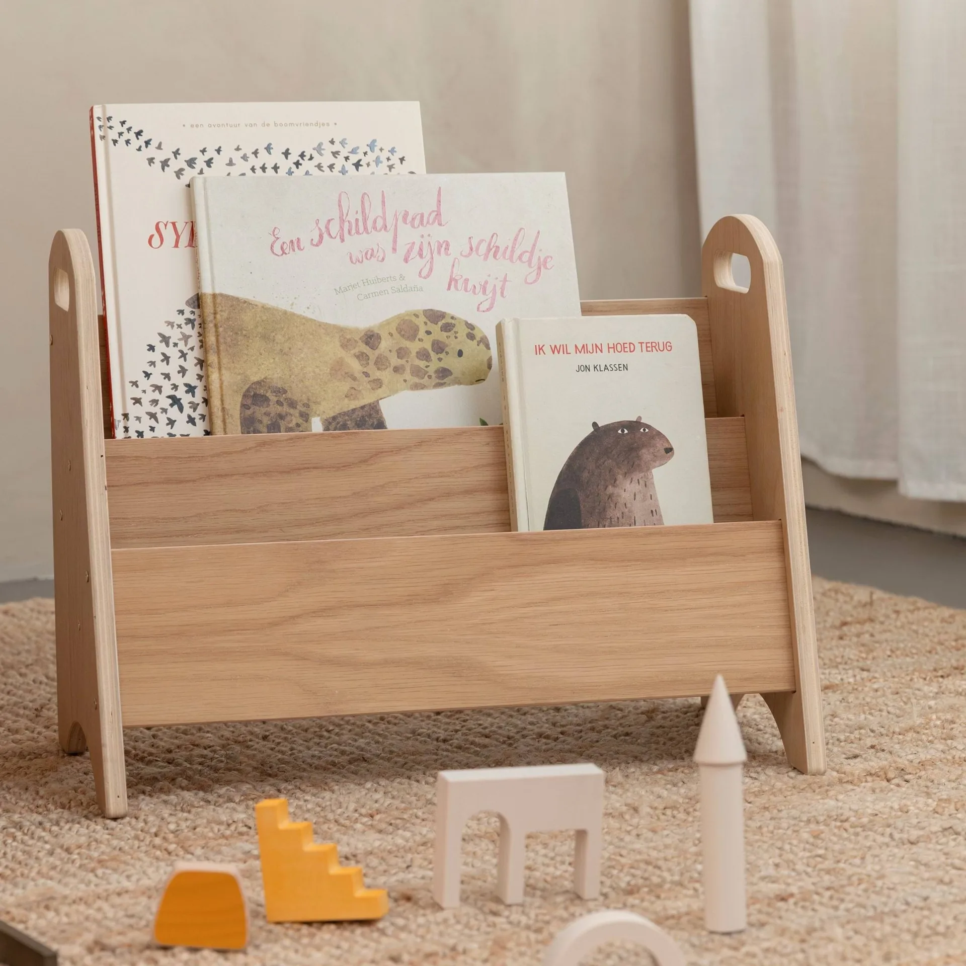 Bibliothèque pour enfants Book holder, Chêne Nofred