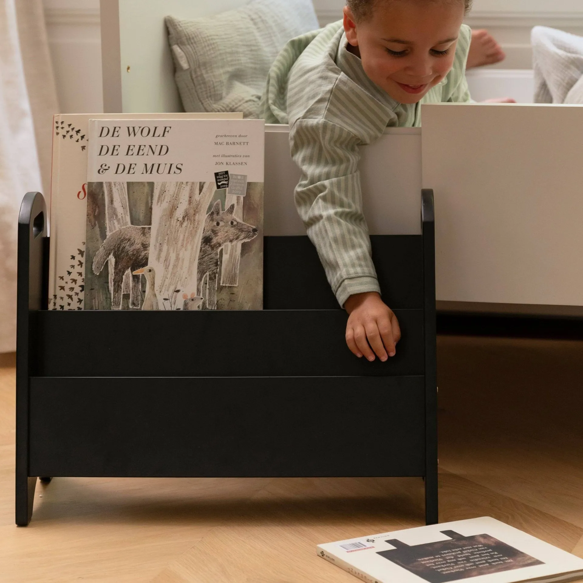 Bibliothèque pour enfants Book holder, Noir Nofred