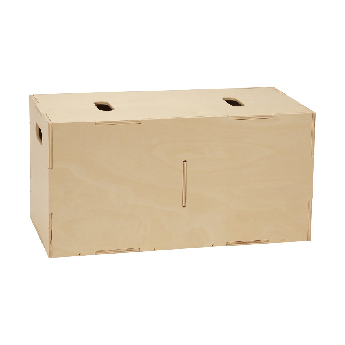 Nofred Boîte de rangement Cube Long Bouleau | Design Scandinave | Bancs | Beige