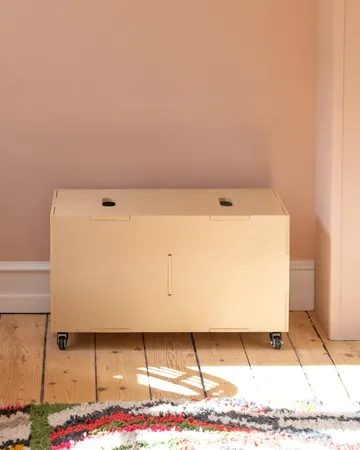 Boîte de rangement Cube Long - Bouleau - Nofred