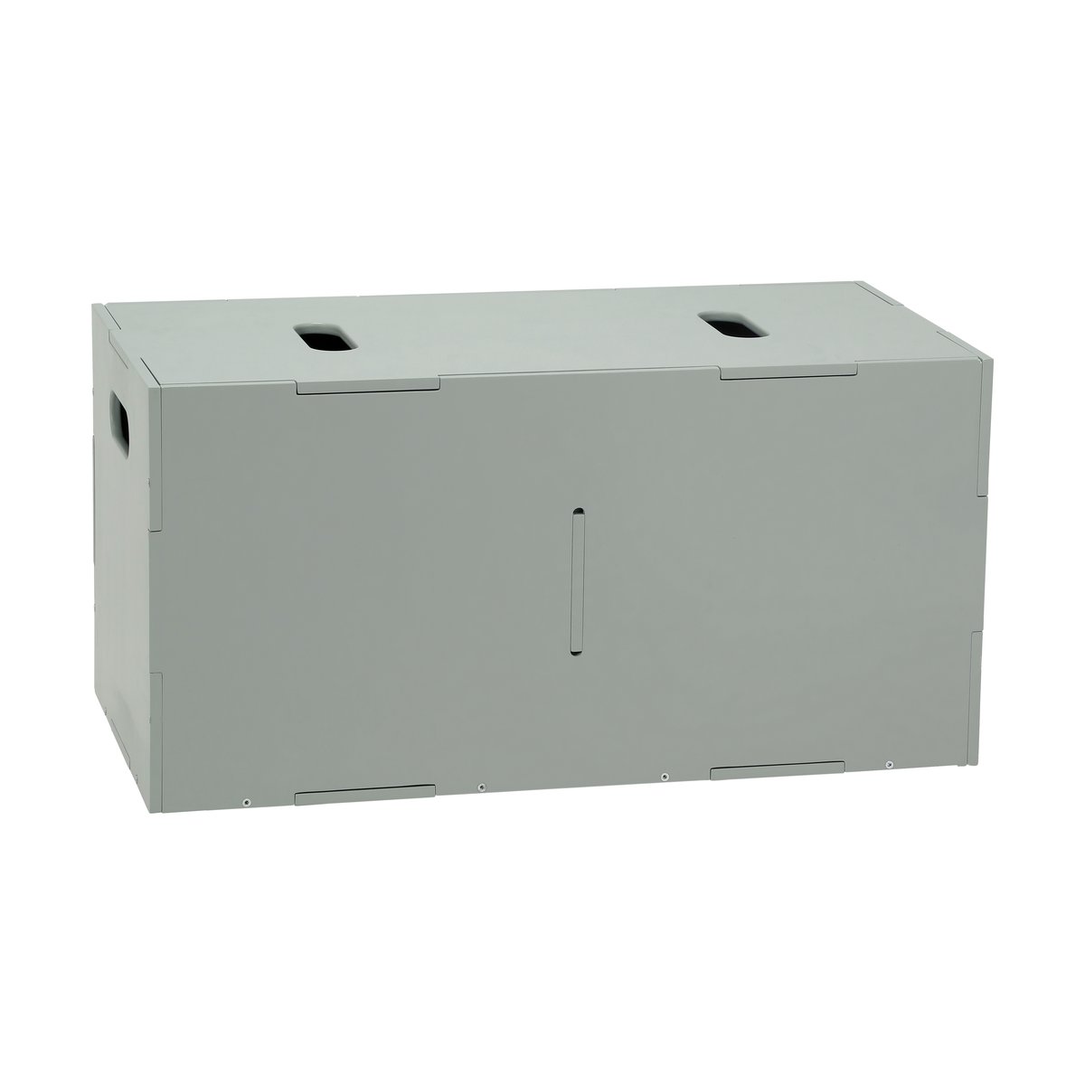 Nofred Boîte de rangement Cube Long Vert olive | Design Scandinave | Bancs | Vert