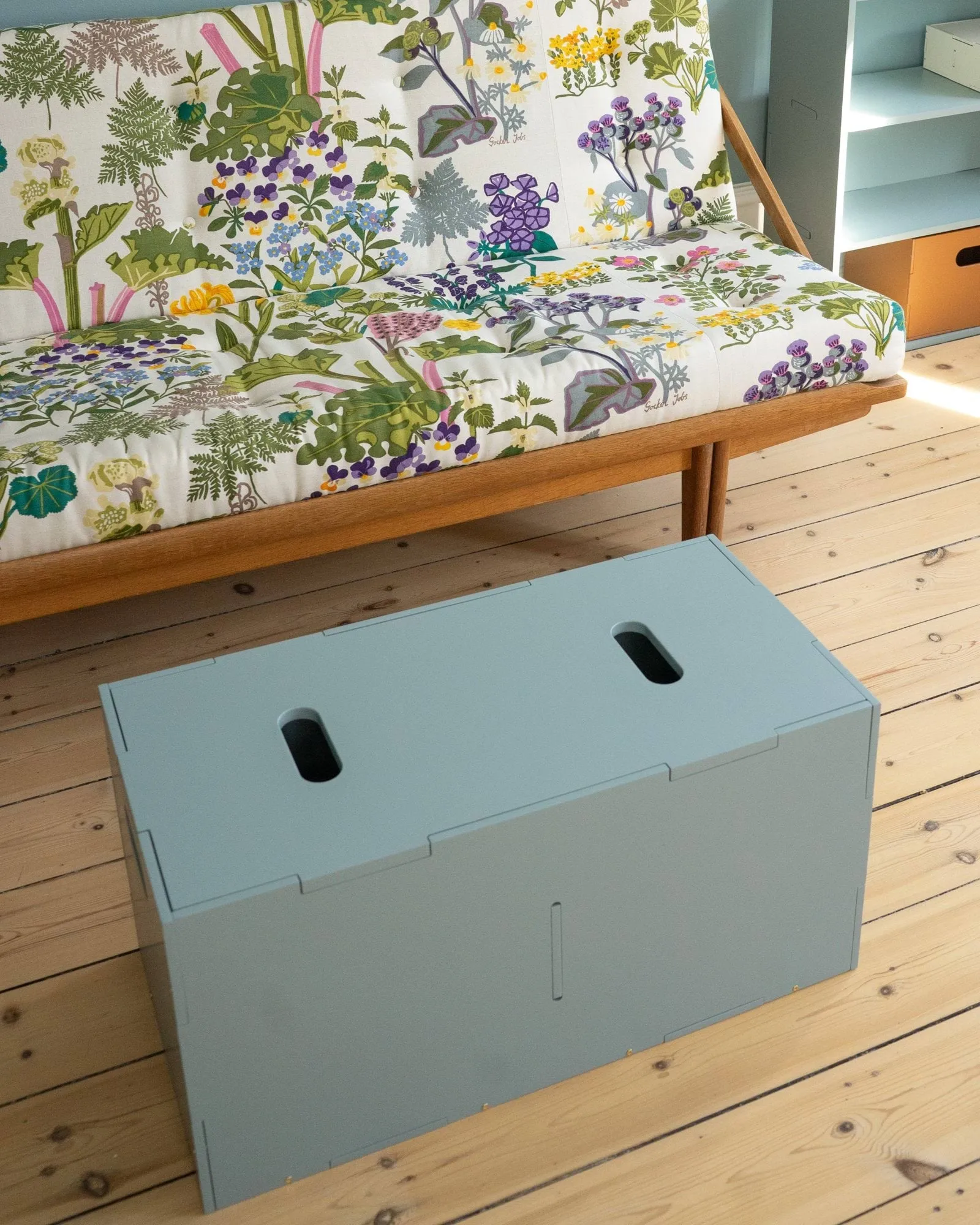 Boîte de rangement Cube Long, Vert olive Nofred
