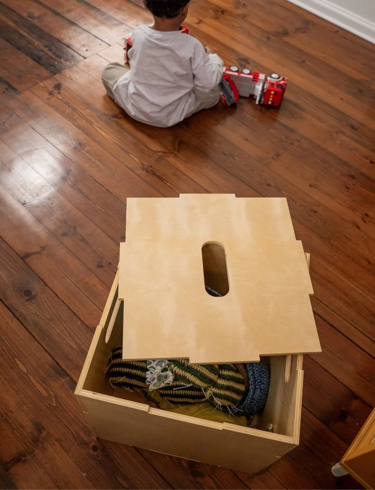 Boîte de rangement Cube Storage, Bouleau Nofred