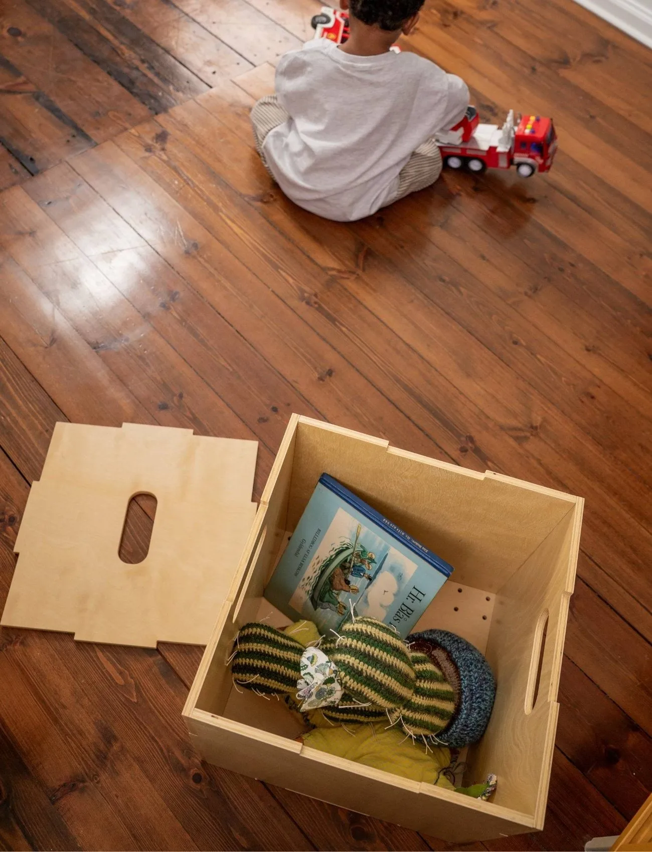 Boîte de rangement Cube Storage, Bouleau Nofred
