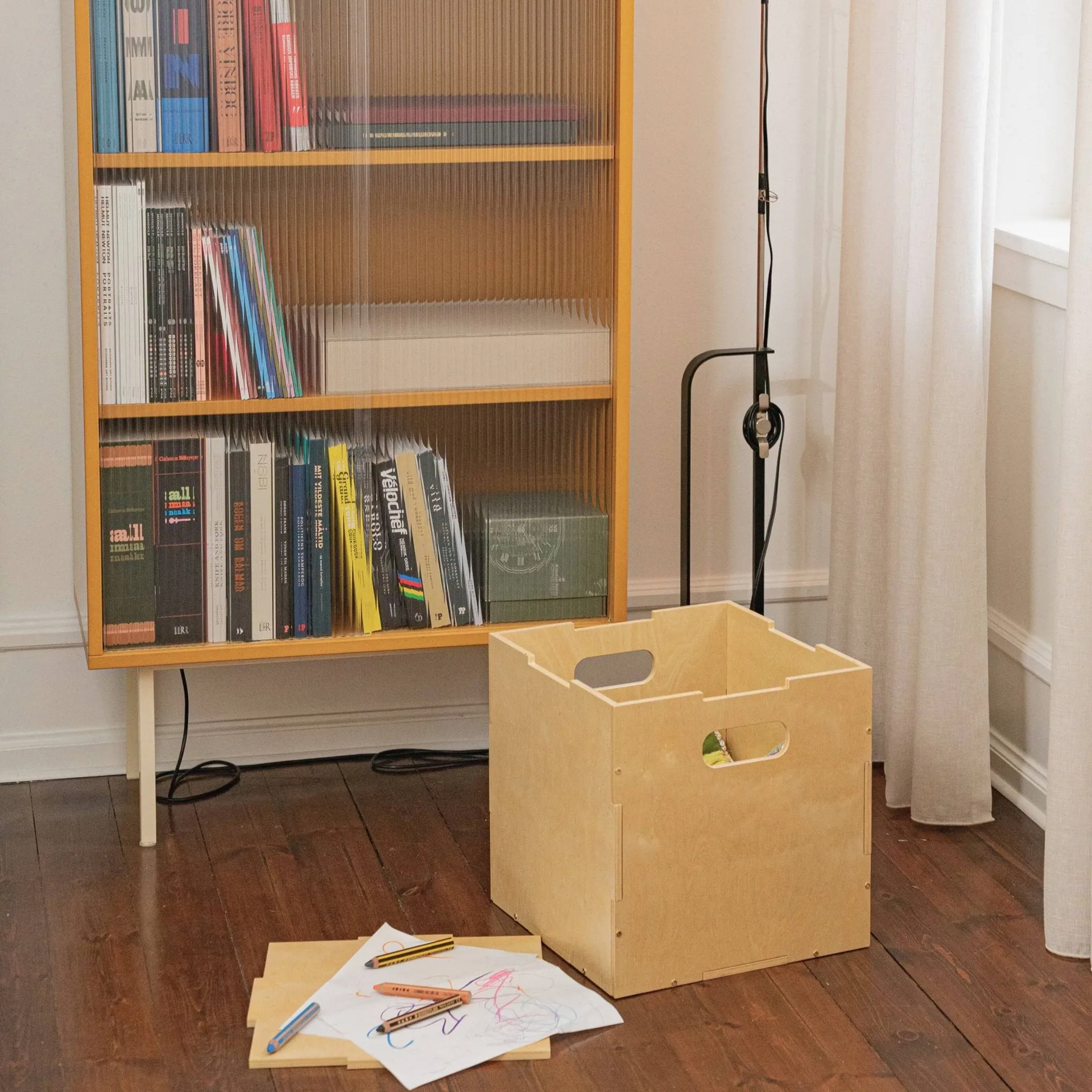 Boîte de rangement Cube Storage, Bouleau Nofred