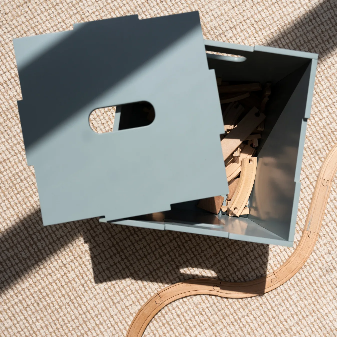 Boîte de rangement Cube Storage, Vert olive Nofred