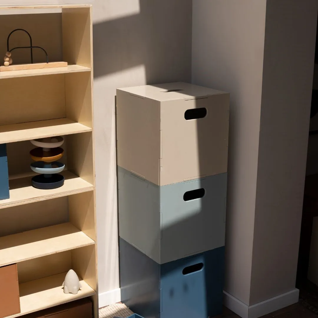 Boîte de rangement Cube Storage, Vert olive Nofred