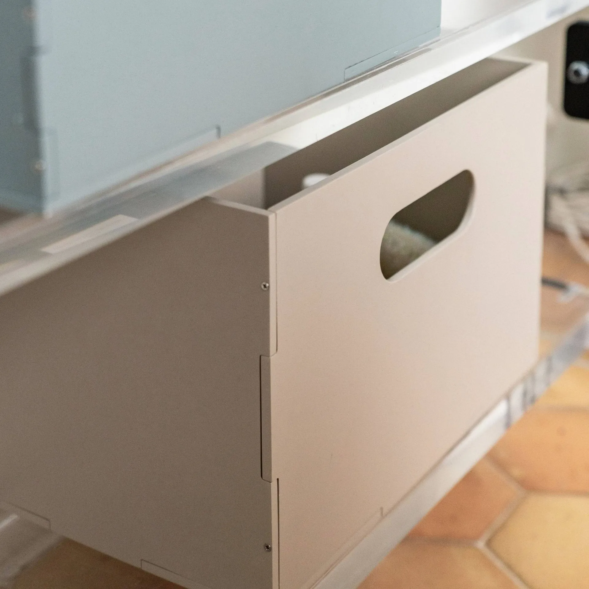 Boîte de rangement Kiddo Box, Beige Nofred
