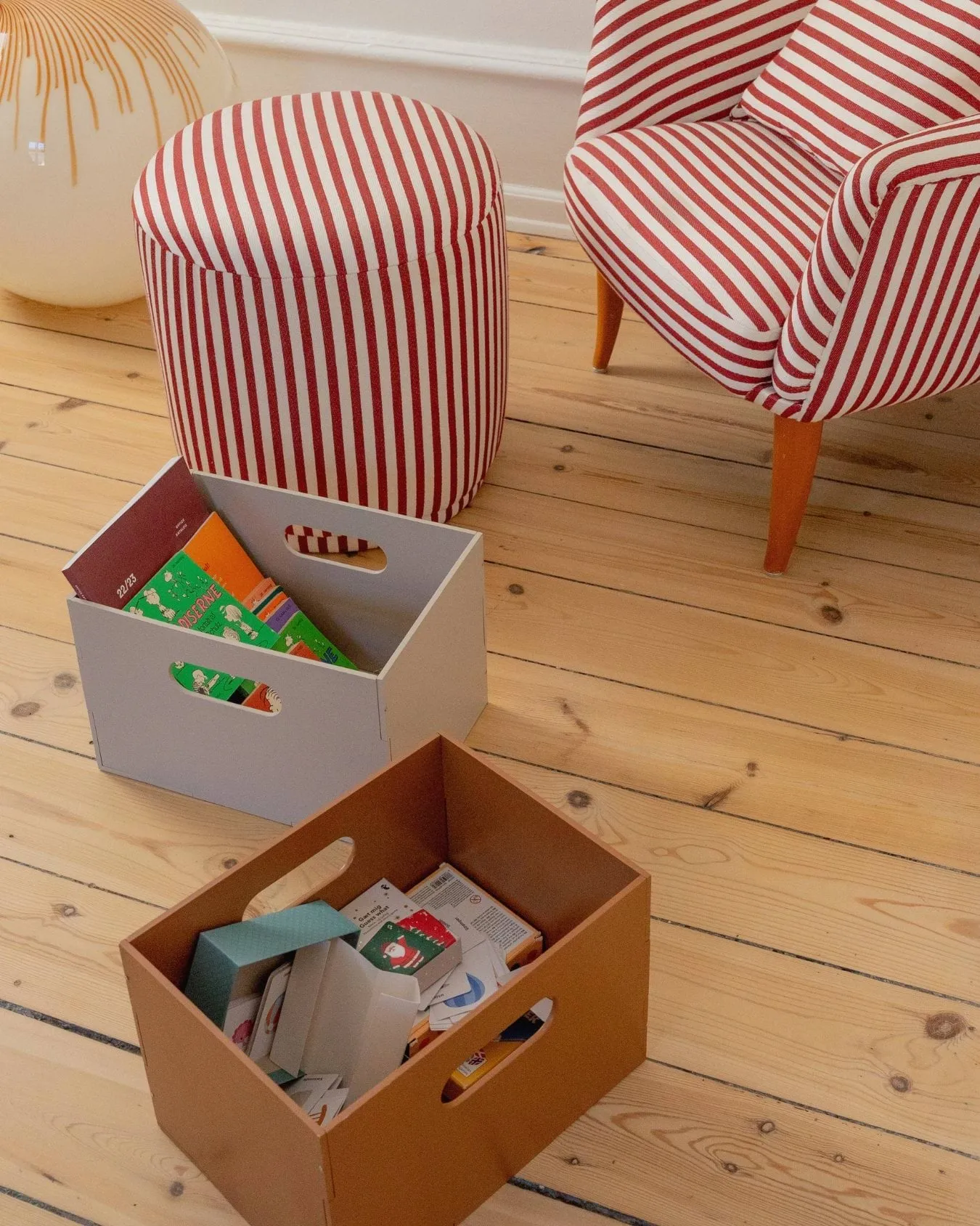 Boîte de rangement Kiddo Box, Beige Nofred