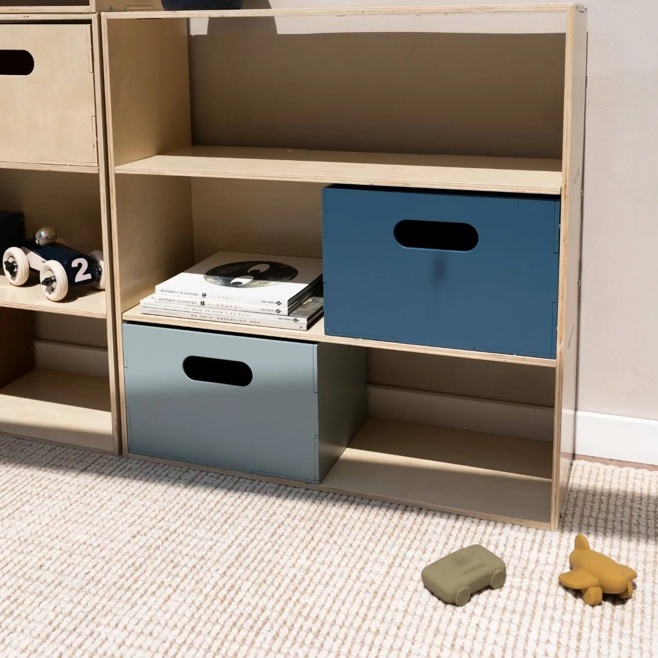 Boîte de rangement Kiddo Box, Bleu Nofred