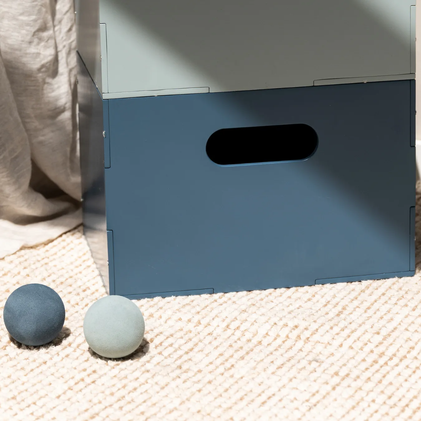 Boîte de rangement Kiddo Box, Bleu Nofred