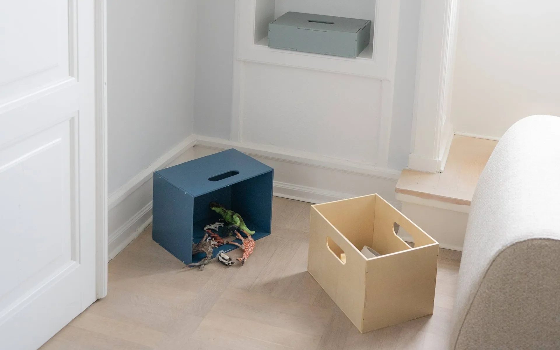 Boîte de rangement Kiddo Box, Bleu Nofred