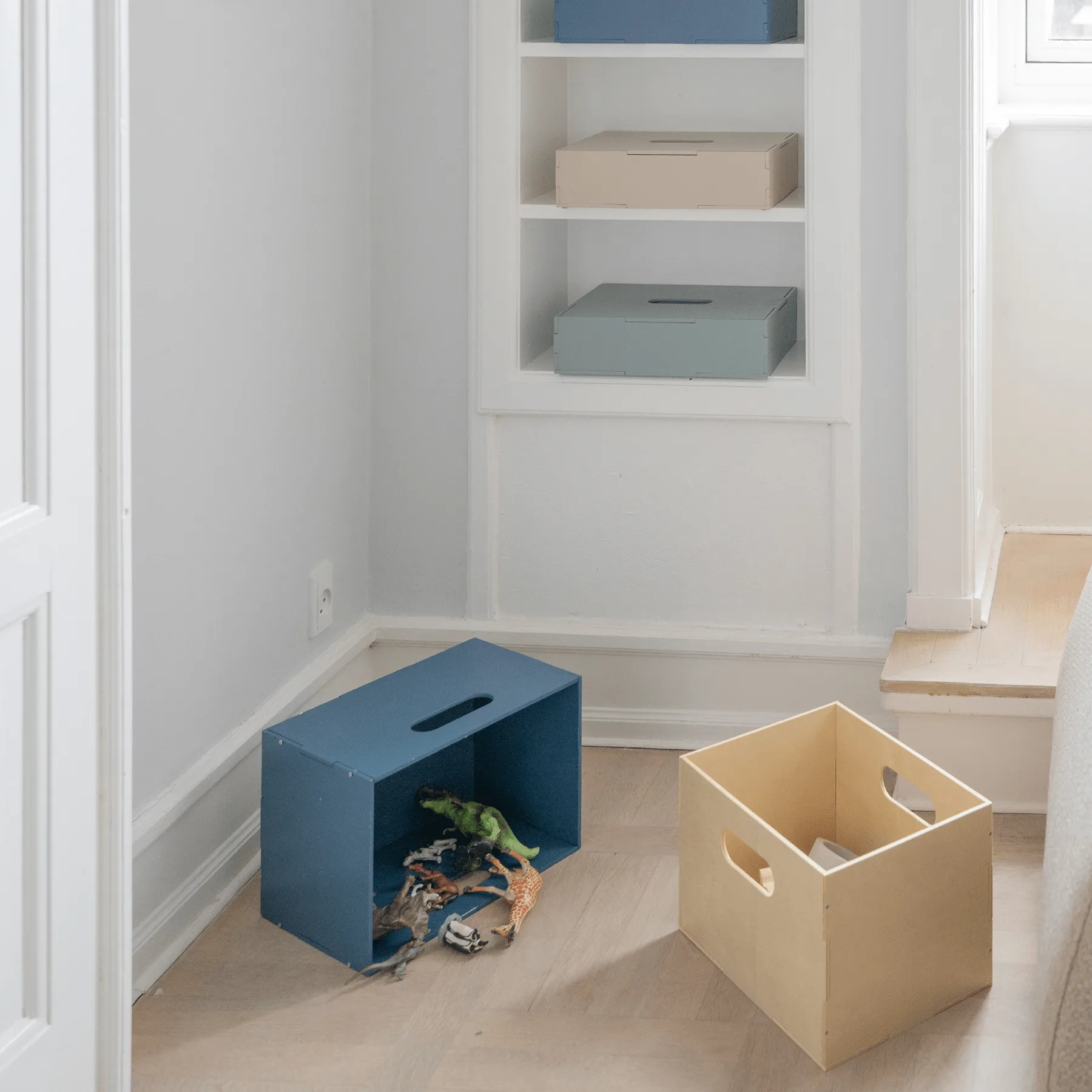 Boîte de rangement Kiddo Box, Bleu Nofred