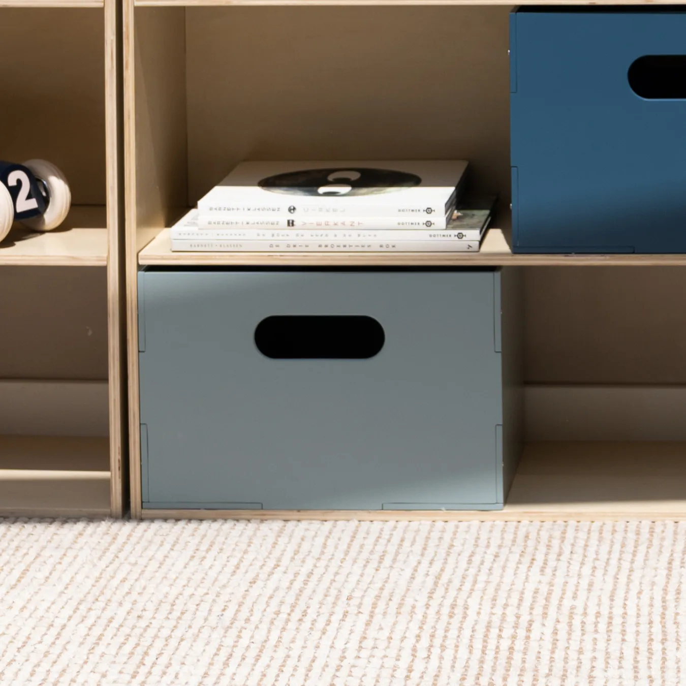 Boîte de rangement Kiddo Box, Vert olive Nofred