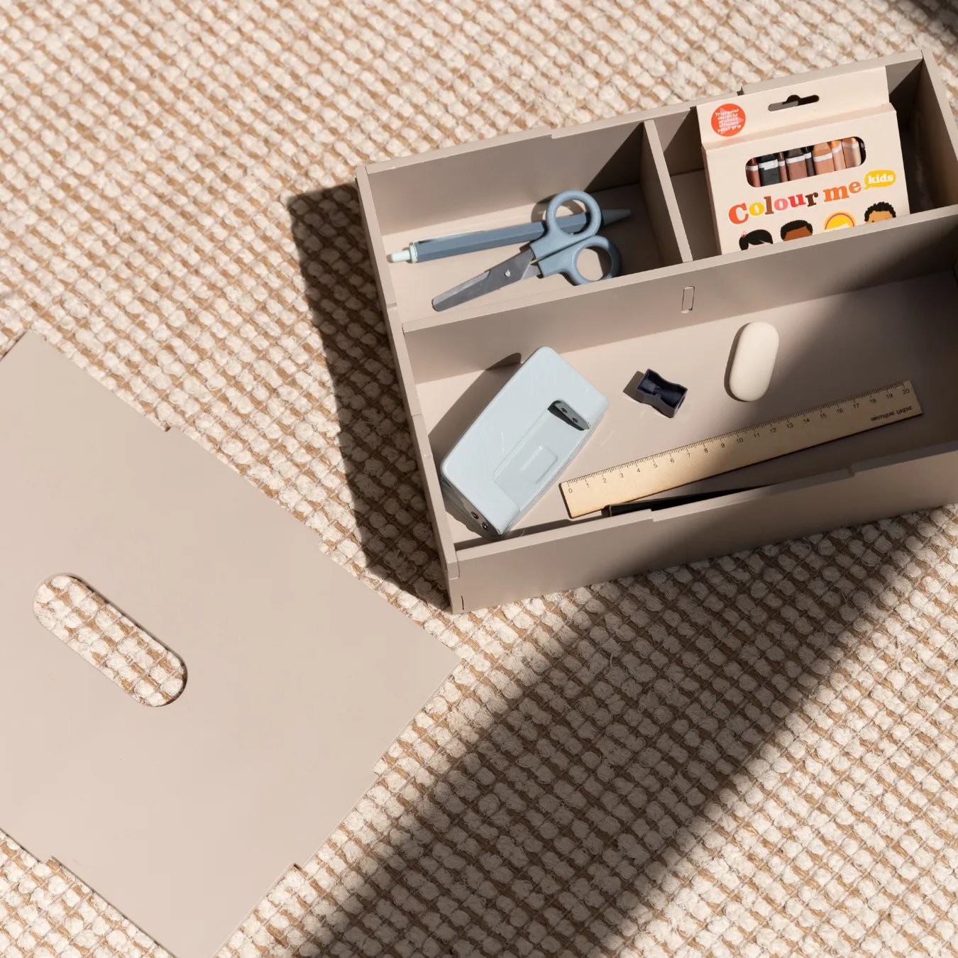 Boîte de rangement Kiddo Tool Box, Beige Nofred