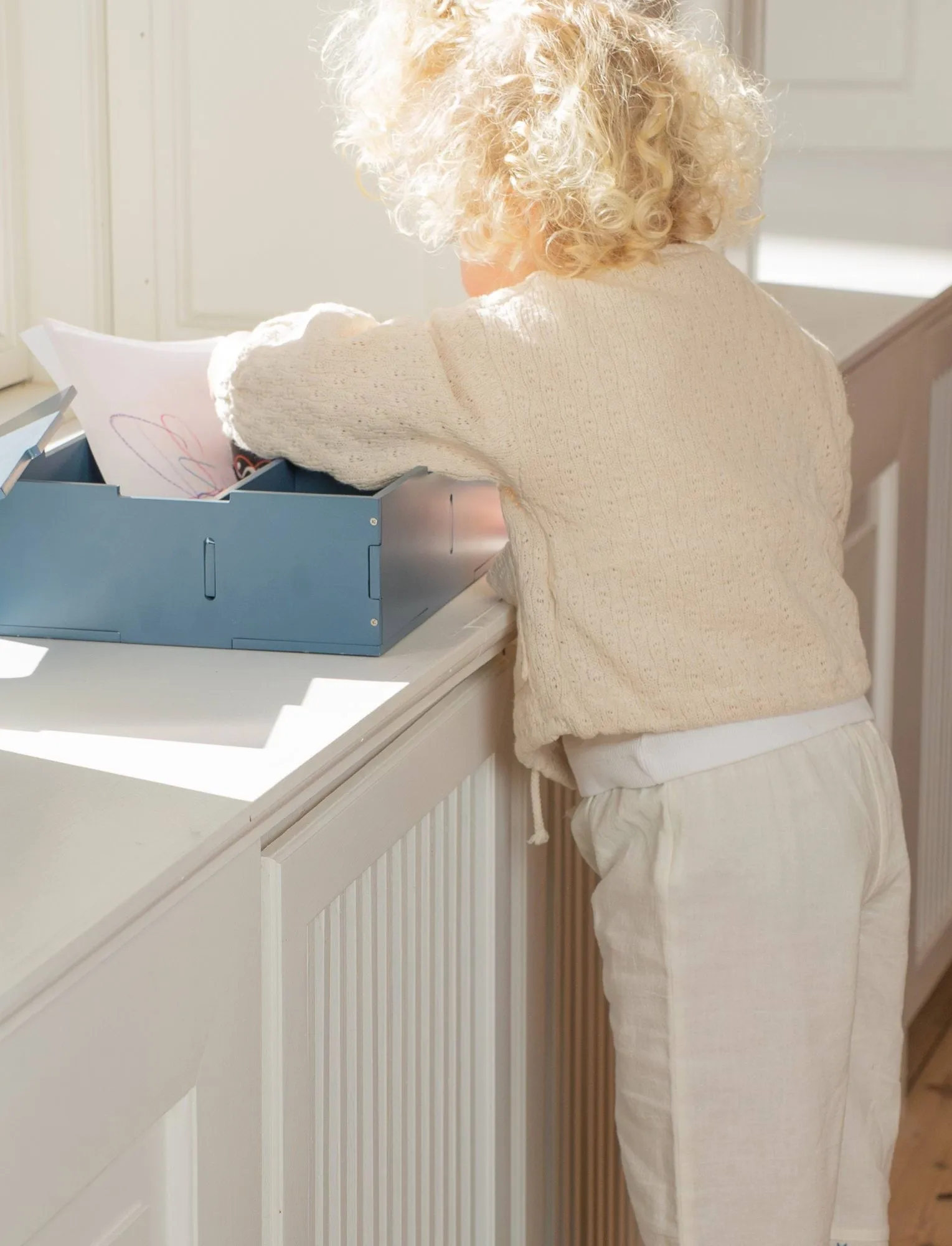 Boîte de rangement Kiddo Tool Box, Bleu Nofred