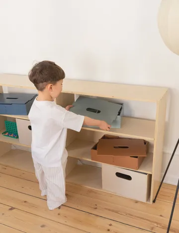 Boîte de rangement Kiddo Tool Box - Vert olive - Nofred