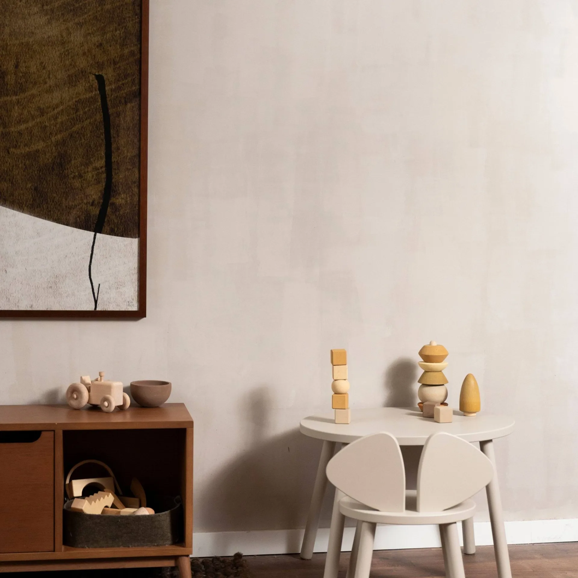 Chaise d'enfant Mouse Chair, Beige Nofred