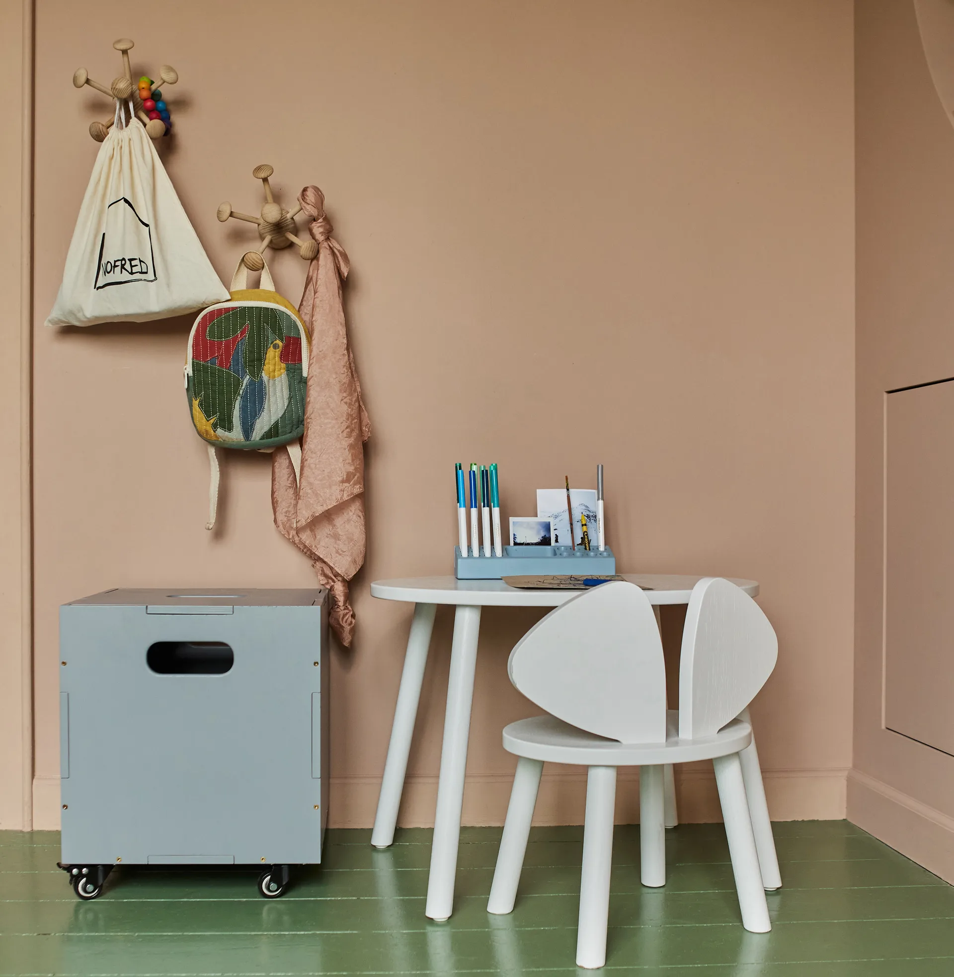 Chaise d'enfant Mouse Chair, Blanc Nofred
