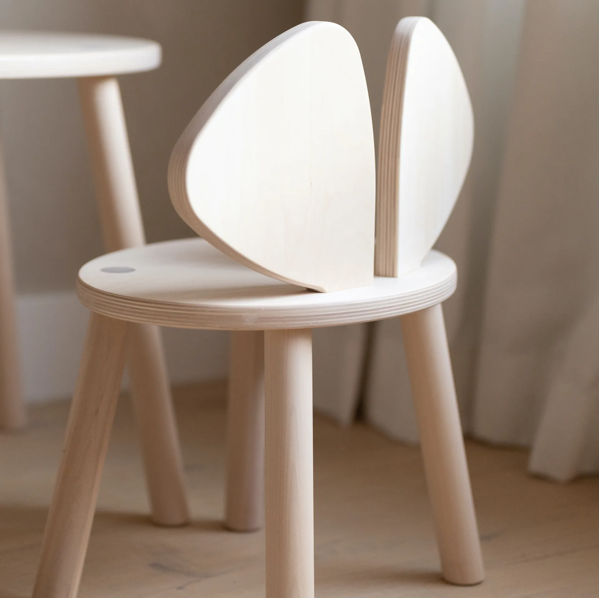 Chaise d'enfant Mouse Chair, Bouleau Nofred