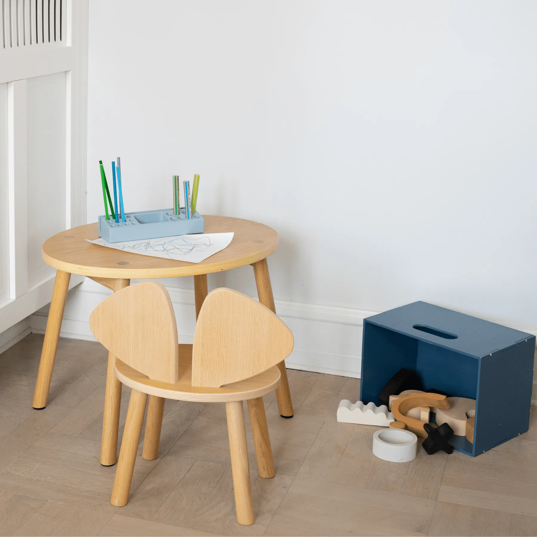 Chaise d'enfant Mouse Chair, Chêne Nofred
