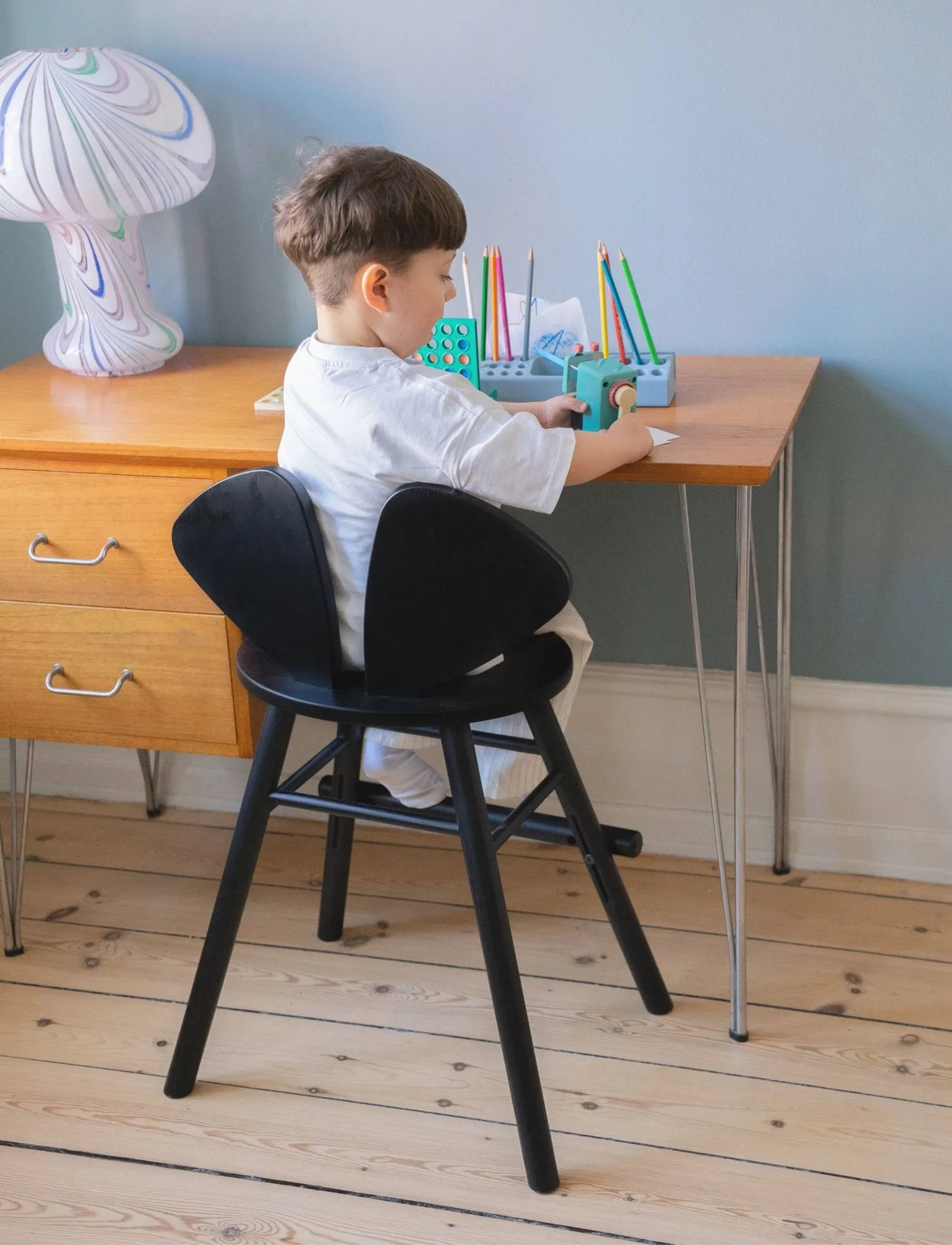 Chaise Mouse Chair Junior, Noir Nofred