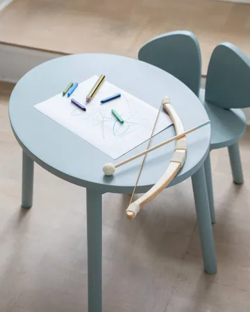 Ensemble Mouse chaise haute + table - Vert olive - Nofred