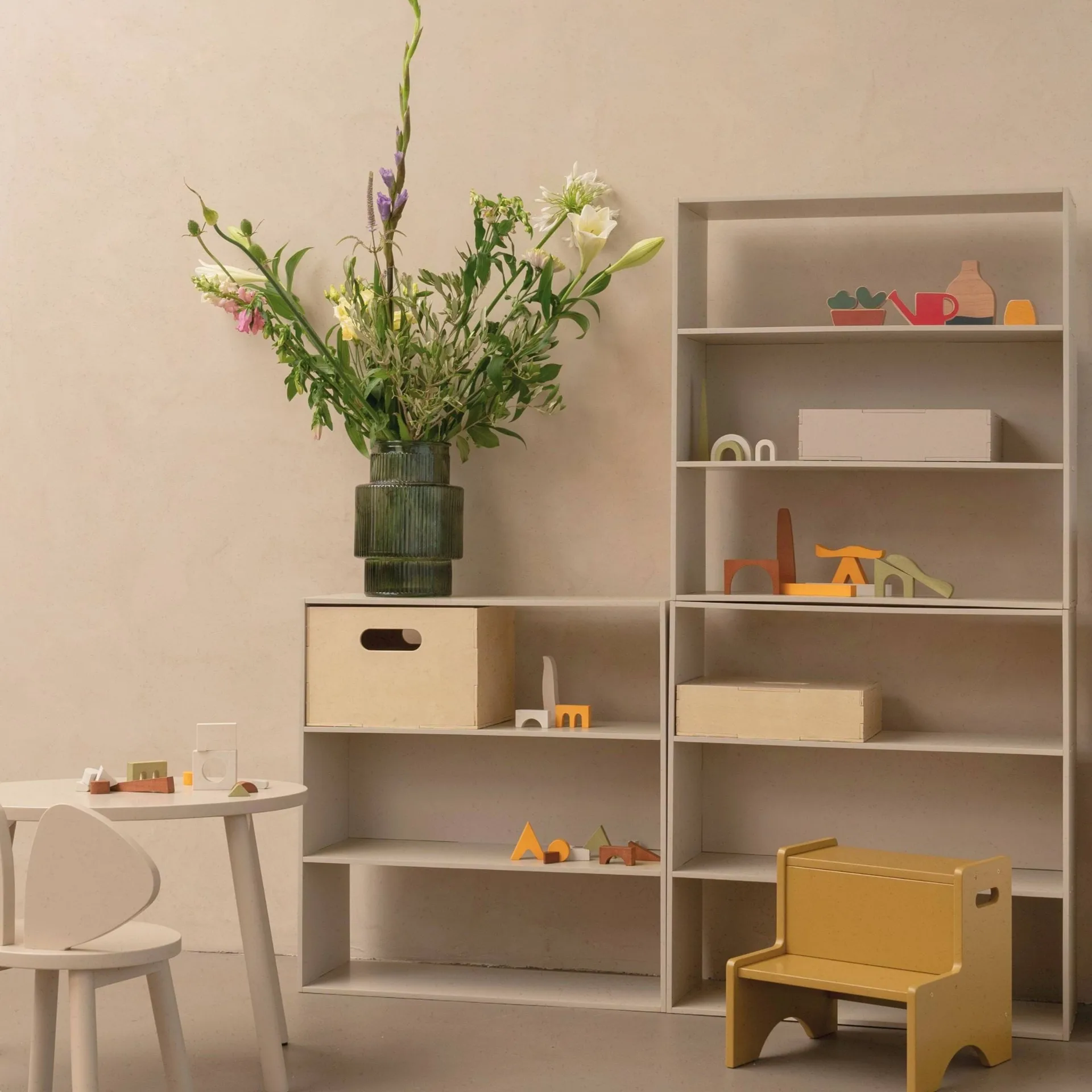 Étagère pour enfants Kiddo Shelving, Beige Nofred