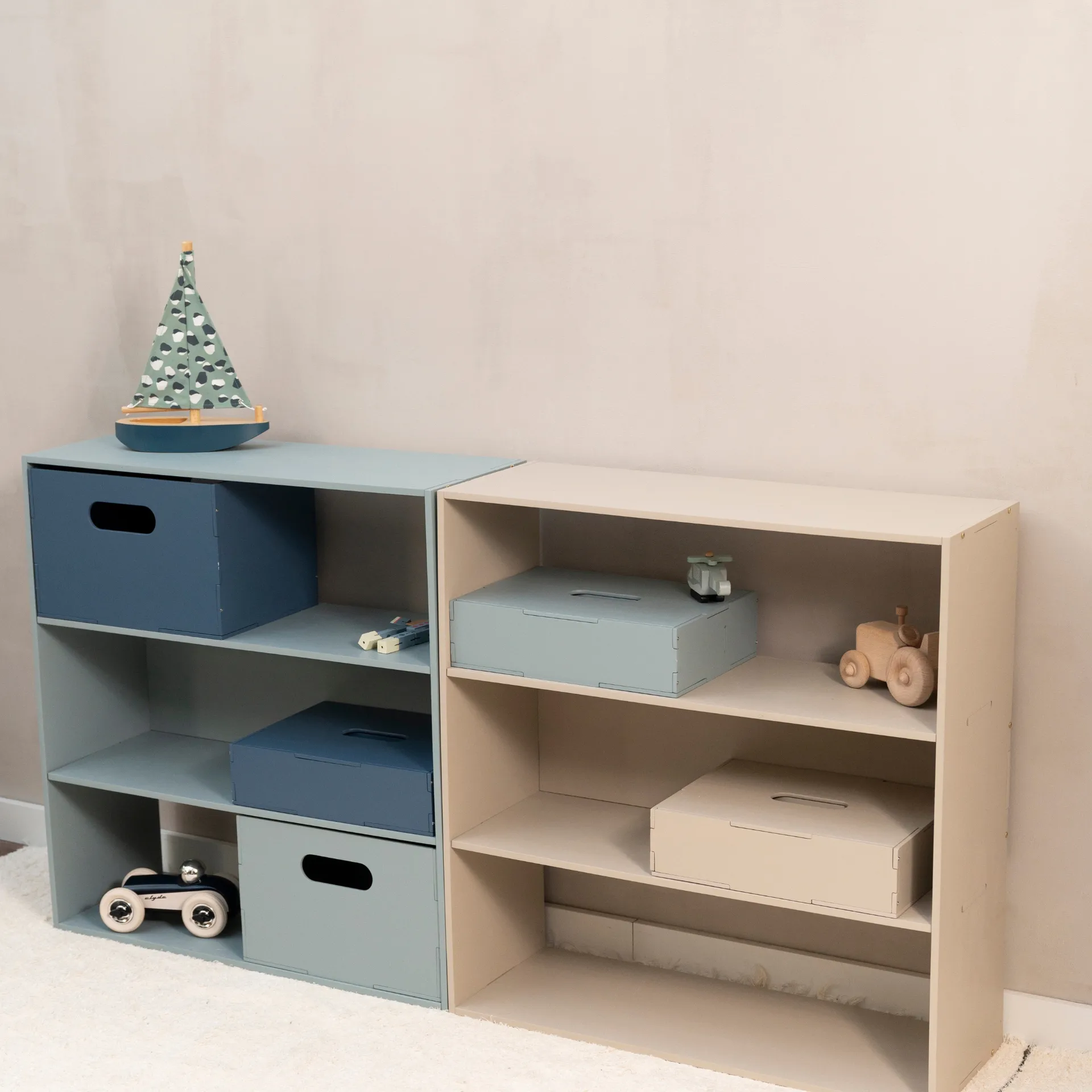 Étagère pour enfants Kiddo Shelving, Vert olive Nofred