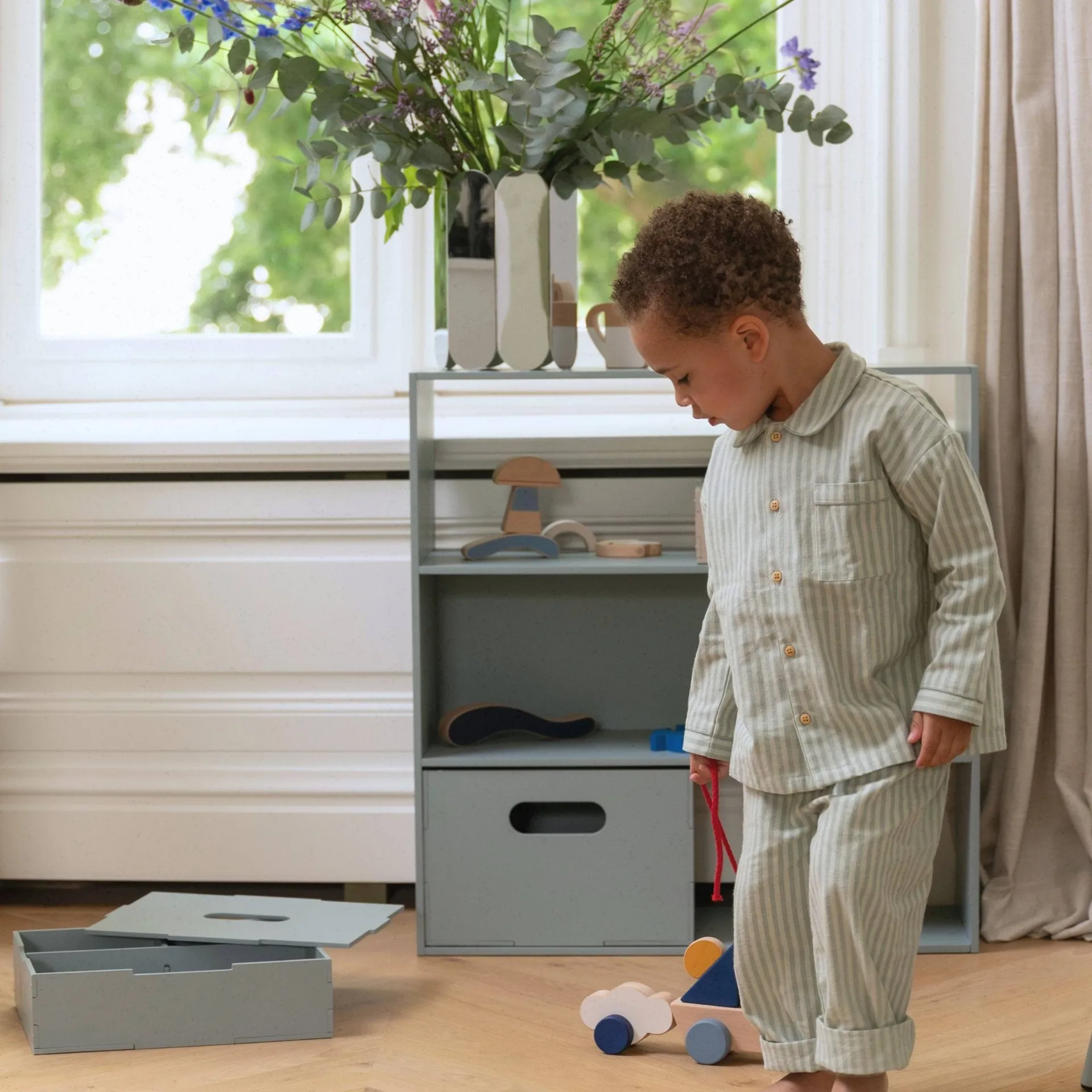 Étagère pour enfants Kiddo Shelving, Vert olive Nofred